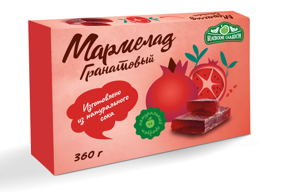  Мармелад  "Гранатовый" белевский 360г  в Элисте