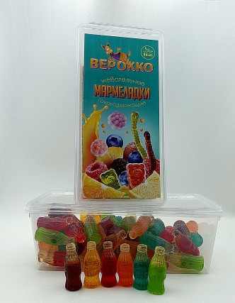  Жевательный мармелад Бутылочки МИКС, 250г      в Элисте