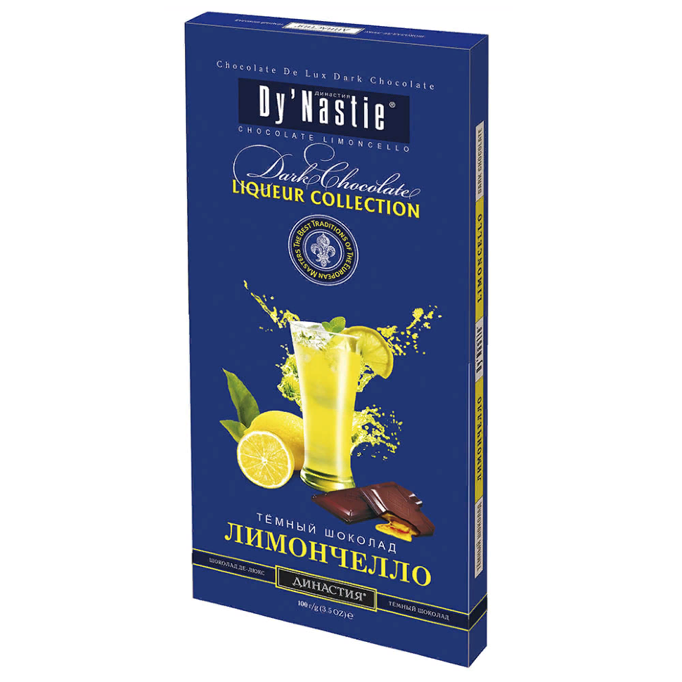  Династия Шоколад "Лимончело", (блок 10шт по 100г) в Элисте
