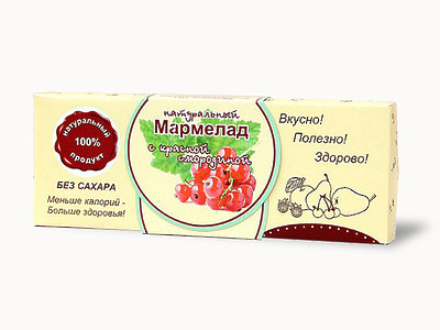 №2 Мармелад натуральный "Красная смородина" 140г в Элисте