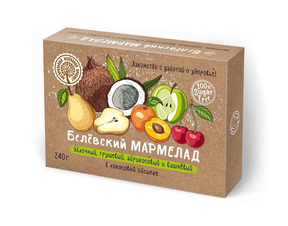  Мармелад белевский на фруктозе 240г  в Элисте